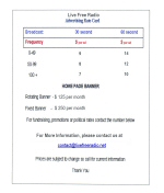 Click Here Livin Free with JP Advertising Rate Card