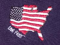 Live Free Shirt Made in the USA